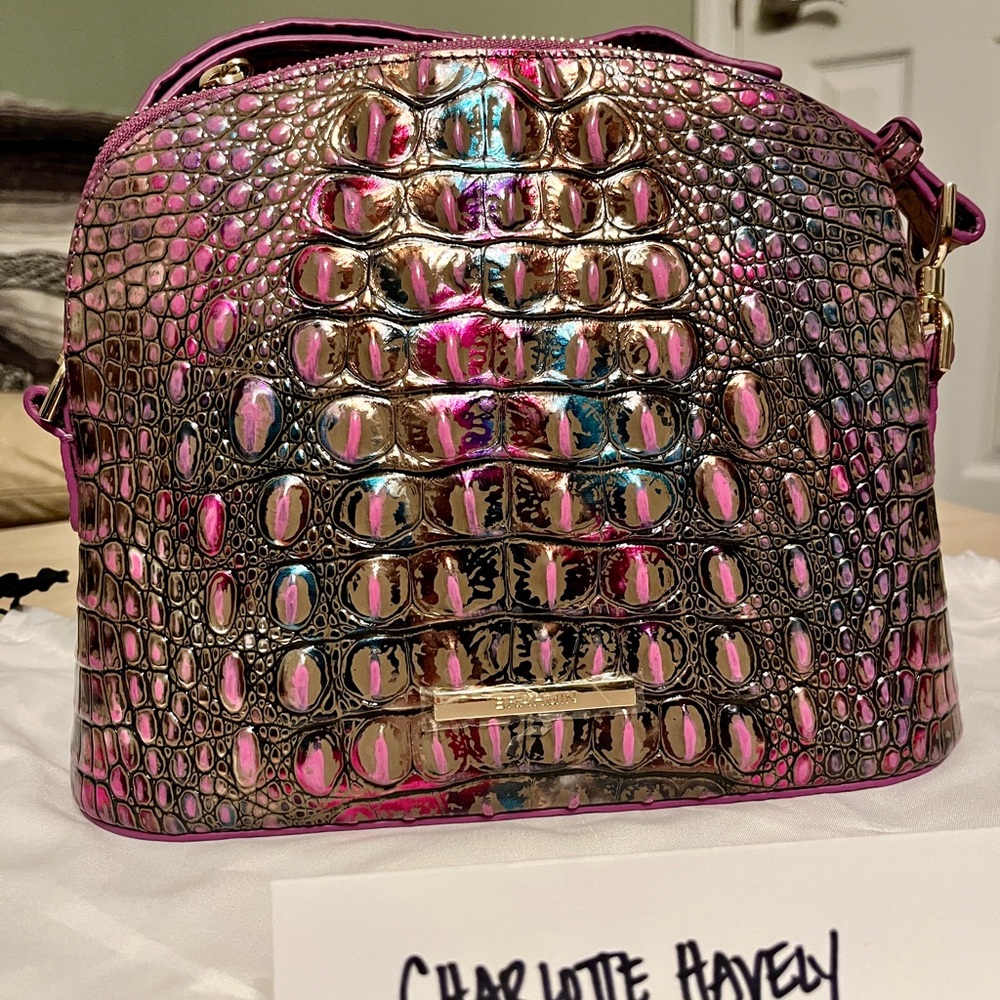 🌸EUC Brahmin Small Georgina Lustrous Melbourne Leather🌸